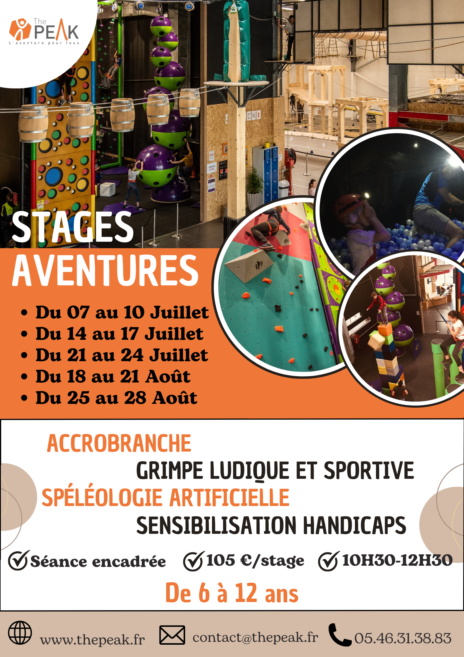 Affiche stages 2026