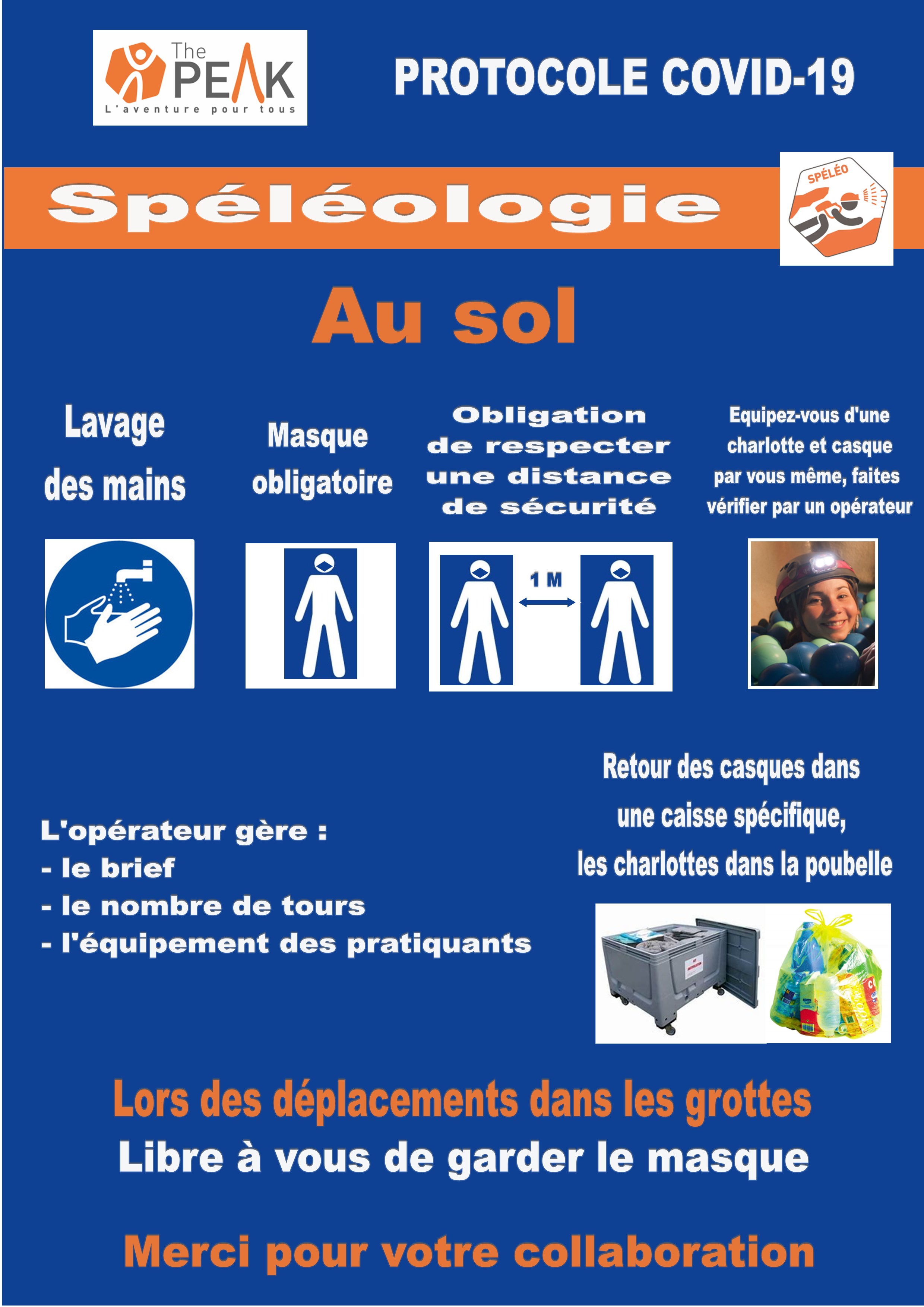 COVID 19 spéléologie